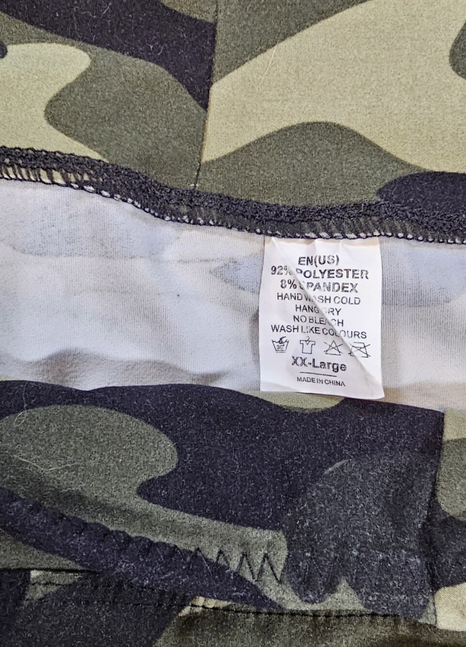Camo Print Stretch Shorts - Picture 6 of 7